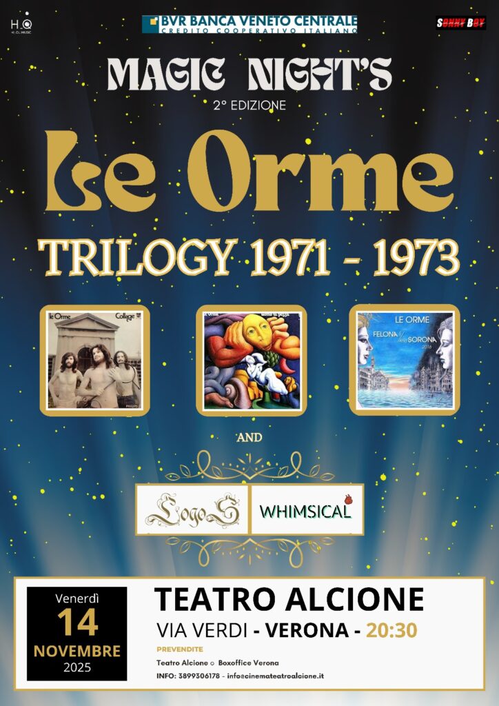 Le Orme Trilogy 1971-1973 - Alcione Verona
